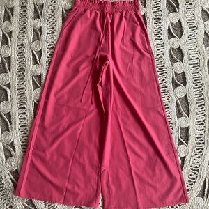 Brand New Pink Wide-Leg Pants